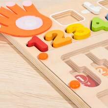 2-In-1 Early Education Numeric Teaching Aids, Bead Counting Math Learning Finger Counting Toys, Children's Educational Toys