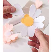 1 Set Personalized Daisy Petal Design Food Bag Clips, 3D Magnetic Sealing Clips, Refrigerator Magnets - Multicolor - View 5