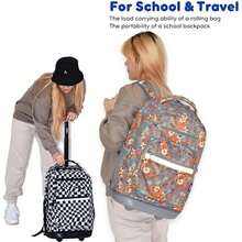 J World York Posy - Mochila de 3 piezas con bolsa y bolsa(50.8 cm (20 pulgadas9 Tweed vívido) - Multicolor - Ver 2