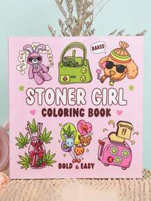 1 cuốn sách tô màu Sto-Ner Girl, dễ thương và ấm áp, thích hợp cho người lớn và thanh thiếu niên thư giãn, một cuốn sách tô màu ấm áp, giúp giảm căng thẳng, hoàn hảo cho giải trí hàng ngày, quà tặng sinh nhật và lễ hội. - Mảnh duy nhất - Xem 6