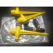 Irrigadores Jardim 3un Horta Grama 360 Com Regulagem Angulo - Amarelo - Visão 5