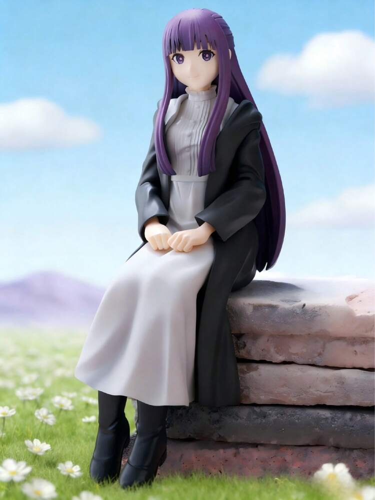 Fern-Frieren：超越旅程终点 动漫 PVC 手办 收藏装饰玩具 适用于汽车/桌面/家居装饰 PVC 手办雕像 或粉丝礼物/收藏品，装饰品 适用于电脑机箱 - 彩色 - 查看 11