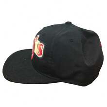 Mitchell & Ness Black NBA Atlanta Hawks Airbrush Snapback Hat - 黑色 - 查看 5