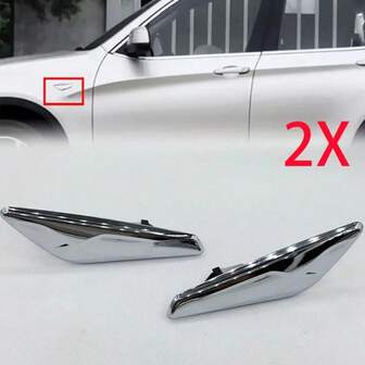 Acabado cromado de mayor calidad para BMW X3 F25 X4 F26, lado derecho y lado izquierdo delantero, pieza n.º 51117338570