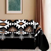 1pc Mandala Bohemian Pattern Sofa Throw Blanket, Suitable For 1/2/3/4 Seater Sofa, Machine Washable, Home Decor For Living Room & Bedroom, Ramadan Decoration - Multicolor - View 23