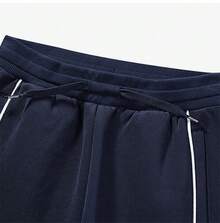 Skechers 新款少女极简针织运动裤 - 藏蓝色 - 查看 3