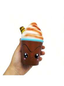 1PC Squishies Cake Snacks Slow Rising Squishes Toy For Kids Soft Cooky Sandwich Scented Stress Relief Realistic Food Cute Squeeze Squeeze Toy - Multicolor - View 17