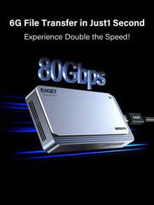 80Gbps Thunderbolt 5 NVMe Enclosure Delivers 5900MBs Read Speed Features Intel Chips Active Cooling Fan And Full Compatibility With Thunderbolt 5 4 3 USB 40 32 Standards