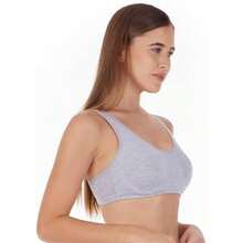 Skiny Casual Sujetador sin Copa ni Varilla Mujer((36) C Jaspe Claro) - Multicolor - Ver 3