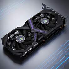COLORFUL GeForce RTX 3050 靈活 6GB 顯示卡 3+1相電源設計 雙90mm風扇散熱系統 黑色 - 黑色 - 查看 1