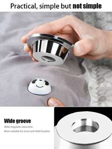 1pc 5300GS Safety Label Remover, Spacer Anti-Theft Magnetic Unlocking Alarm Gadget, Magnet Remover Crochet Unlocking, Bright Silver Surface, Comfortable Feel And Wide Groove-Suitable For Most Anti-Theft Locks. Suitable For Supermarkets, Homes, Luggage And Bag Shops.