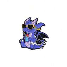 1/13 Pcs Personalized Fashion Cartoon Brooch Set Classic Dragon Enamel Pin Backpack Clothing Jewelry Metal Badge Accessories A Gift For Friends