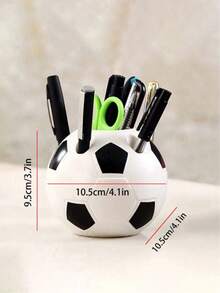 足球造型笔筒/牙刷筒/桌面收纳盒/家居装饰/学生礼物/返校礼物/足球主题礼物/笔筒/庆祝世界杯/办公用品/笔罐