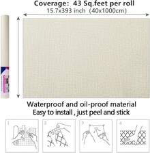 Pastel Paper - Beige Fabric Pattern - View 2