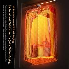 OBOVAY Mini Portable Folding Smart Timer Quick Drying Machine, Home Drying Cabinet With Drying Bag, Compact Travel Version