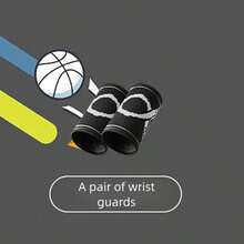 Unisex Kids Knee Pads Training Set, Breathable Basketball Children's Suit, Sports Joint Protection, Kneeling Practice, Dance Knee Pads, Anti-Fall, Unisex Football Knee Pads - Black - View 10