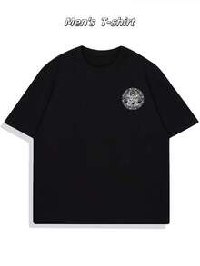 T-shirt à motif Arbre de Vie celtique viking, 100 % coton, coupe décontractée, confortable, imprimé artistique re cto verso - Noir - Voir 2
