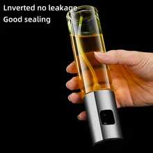 100毫升玻璃和不锈钢食用油喷雾瓶，适用于煎炸、烧烤