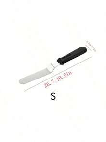 Mini Style Pancake Fruit Pan Fry Shovel Teppanyaki Beef Chop Shovel Japanese Cuisine Small Leaky Shovel Cooking Tool Japanese Cuisine Shovel Teppanyaki Stainless Steel Beef Chop Shovel Browni Tiramisu Cake Small Leaky Shovel Cooking Tool - Multicolor - View 15