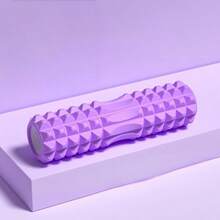 1 Con lăn massage yoga bằng xốp màu tím/hồng, thích hợp để thư giãn và tăng cường độ dẻo dai cho cơ - Bề mặt có kết cấu để massage mô sâu, lý tưởng cho các bài tập yoga, Pilates và thể dục, Phụ kiện yoga | Con lăn có kết cấu | Con lăn nhẹ, Phụ kiện yoga - Nhiều màu - Xem 5