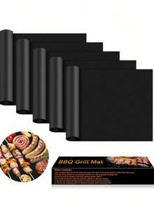 2pcs Oven Liners, High Temperature Resistant Fiberglass Non-Stick Baking Mats, Microwave & Oven , Easy To Clean Oil-Proof Material, Suitable For Kitchen Baking, Grilling And Cooking. Available Sizes: 33*40cm, 40*50cm, 40*60cm. An Ideal Kitchen Gift For Christmas, Valentine's Day, Mother's Day, Father's Day For Parents, Relatives And Friends, Also A Great Choice For Home Cooking. - Multicolor - View 3