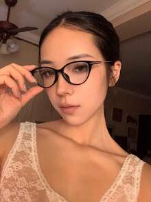 1 Stück hochwertige Damen Photochromatische Katzenaugen Metall Splice Brille, geeignet für den Outdoor-Einsatz zum Schutz vor Sonnenlicht und Schatten