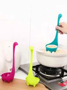 DeTODO Cucharon de Dinosaurio Para Sopa, Caldo, Cocina 1/3 pzas - 1 PIEZA - Ver 9