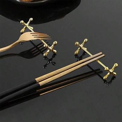 Spoon & Chopstick Holder, Cutlery Rack, Cutlery Mat, Cutlery Organizer Rack, Suitable For Dining Room And Kitchen, Hygienic Cleaning, Customizable Office Decor, Compact And Elegant, Space-Saving