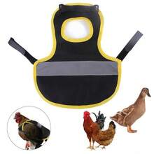 1件农场家禽反光安全背心，母鸡夜间防护涤纶鸡鸭鹅背心 - 多色 - 查看 6