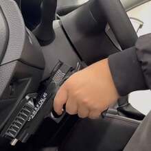 15 Lbs Capacity Magnetic Gun Rack - Wall Mounted, Concealed Carry Holder, Suitable For Garage, Car And Truck, Durable Resin Material, Ideal For Male Gun Owners, Storage Shelf