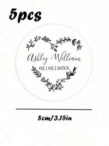 Giấy chuyển nhiệt vinyl trong suốt màu vàng kim - Nhãn dán cá nhân hóa tùy chỉnh cho đám cưới, lễ rửa tội, tiệc tùng với thiết kế hoa và trái tim trang nhã - Có thể thêm tên, ngày tháng - Thích hợp cho thiệp mời, thẻ tên, trang trí bàn - Tương thích với máy in và máy photocopy - Trang trí tiệc cưới, thẻ tên sự kiện, nhãn tên trang trí, in ấn chuyên nghiệp, thẻ tên tùy chỉnh, lập kế hoạch tiệc cô dâu - Nhiều màu - Xem 10