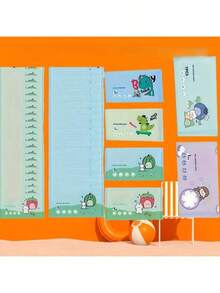 50/20/10/1包便携式旅行湿巾 - 无纺布材质，方便携带，适合露营和户外活动，可爱卡通设计，带纸巾盒，户外卫生必备 | 色彩鲜艳的包装 | 小巧便携湿巾 - 彩色 - 查看 3