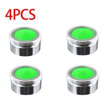 4PCS Aerators Water Saving Faucet Tap Nozzle Thread Replaceable Kitchen Faucet Filter Mouth Bathroom Faucet Bubbler Bathroom Parts Kitchen Items Kitchen Accessories Kitchen Tools - Silver - View 11