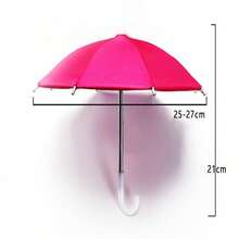 Soporte ajustable universal para teléfono con soporte de paraguas en miniatura - Visera solar para teléfono inteligente para exteriores - Visera solar portátil para teléfono, paraguas montado en el automóvil - Fácil de combinar, adecuado para uso en vacaciones al aire libre - Multicolor - Ver 13