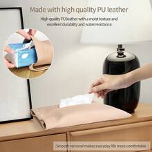 Hanging Car Tissue Box, Cute Minimalist Car Tissue Holder, Car Tissue Dispenser, Tissue Paper Storage Bag, Tissue Paper Rack, Rolled Paper Bag, Outdoor Tissue Box, Multi-Functional Paper Rack, Fashionable Convenient Storage - Multicolor - View 5