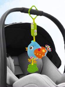 1pc Colorful Rattle Toy For Baby Boys & Girls, Cute Plush Rattle Soother Toy With Rattle And BB Sound, Suitable As Newborn Baby Gift - Multicolor - View 8