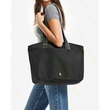 Laptop Tote Bag For Women 15-16 Inch Water-Resistant Laptop Work Tote With Device Compartment 12.5L-18L Shoulder Bag - Black18L - View 2