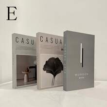 3本/4本可折叠装饰假书，简约装饰书摆件，适用于模型房装饰 - 彩色 - 查看 6