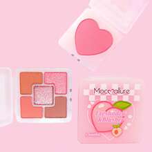 Mocoallure Fruit set 2en1 - Mini estuche de sombras y rubor - Durazno - Ver 3
