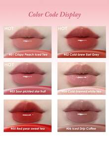 Son bóng trong suốt Romantic Beauty RMT: Son bóng trong suốt, độ bóng cao, màu sắc tinh khiết, dưỡng ẩm và nuôi dưỡng môi, màu lâu trôi, sản phẩm trang điểm thiết yếu cho các cô gái, món quà tuyệt vời cho Ngày Valentine và Ngày của Mẹ. - Nhiều màu - Xem 3