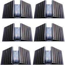 6 Pieces Dog Gate Support Feet - Sturdy Design Gate Stabilizer, Universal Pet Barrier Base, Heavy Duty Support Set Multi Piece Fence Stand Feet Dogs Cats - atributo único - Ver 2