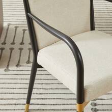 Dining Chairs - Beige + Fabric-4 - View 5