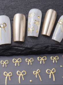 2 buc autocolante pentru unghii cu fluturi aurii, autocolante minimaliste cu frunze de petale florale pentru primăvară/vară, decorare unghii, cadou DIY pentru prietenele de feminin - Aur - Vizualizare 4