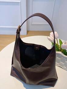 حقيبة كتف ذات سعة كبيرة عصرية للنساء، حقيبة تسوق مصممة