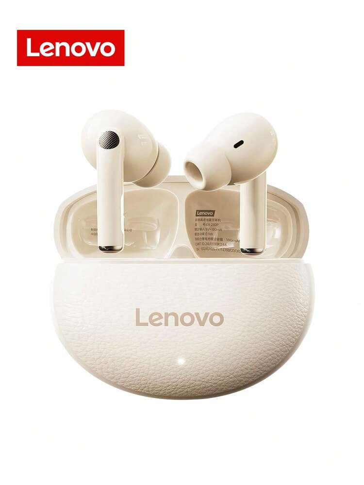 Lenovo 联想真无线耳机，升级至无线5.4，小巧便携，轻巧设计，高清音质，24小时超长续航，轻盈奢华的皮革外观，长时间佩戴无痛，兼容手机/笔记本电脑/PC设备连接，适用于跑步和运动。 - 彩色 - 查看 14