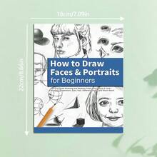 1pc How To Draw In 24 Days Tutorial: Learn To Draw Patterns Through Simple And Easy-To-Understand Steps And Instructions, A Guide For Adult Beginners To Practice Sketching And Shading (No Pen) - Single Piece - View 2