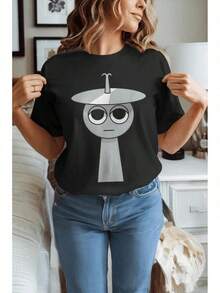 Sprunki Cluker! - Summer T-Shirt - White - View 4