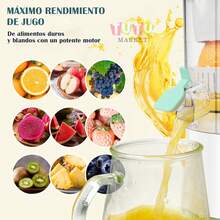 Exprimidor EléCtrico InaláMbrico, Recargable, MáQuina Exprimidora De CíTricos Con Carga USB, PortáTil Exprimidor Manual Con Cable De Carga, Extractor De Frutas PortáTil Con USB, MáQuina InaláMbrica De Jugo De CíTricos, Exprimidor EléCtrico De CíTricos, Prensa PortáTil Para Naranja, LimóN Y Pomelo, De Un Solo BotóN, FáCil De Usar Y Limpiar, Para Uso DoméStico, Dormitorio, Viaje Y Exterior, Adecuado Para Naranjas, Limones, Pomelos Y Otras Frutas - Multicolor - Ver 7