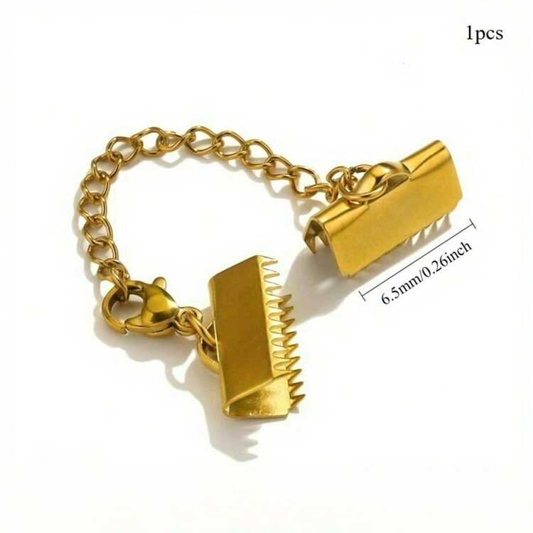 1pc Stainless Steel Clip Buckle Tail Chain Connects The End Buckle DIY Leather Rope Craft Finishing Buckle,Wallet Rope Tail Accessory - DIY Wallet-Making Supplies - Ma Zai Clip - View 24