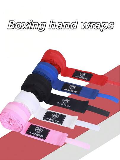 1 par de vendas de boxeo delgadas, adecuadas para principiantes, proporcionan función protectora y comodidad extrema para MMA y otros deportes, guantes protectores profesionales unisex para deportes